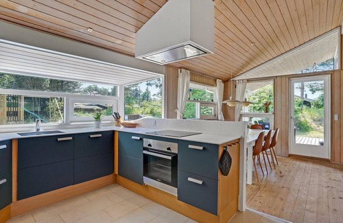 Skodshoved House | Gorgeous home in Knebel with sauna