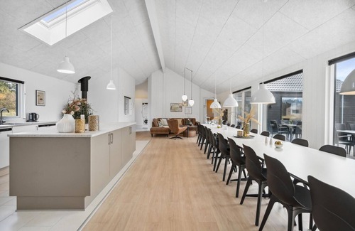 Houstrup House | Gorgeous home in Nørre Nebel with sauna