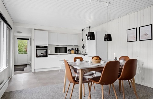 Skaven Strand House | Gorgeous home in Tarm with sauna