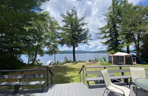 Embden House | Gorgeous lakefront cottage with beautiful sunset views!