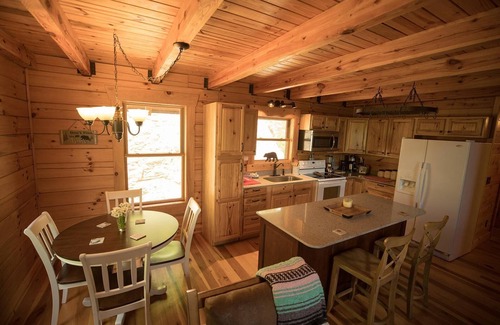 Means Cabin | Gorgeous, tree top views from this cabin