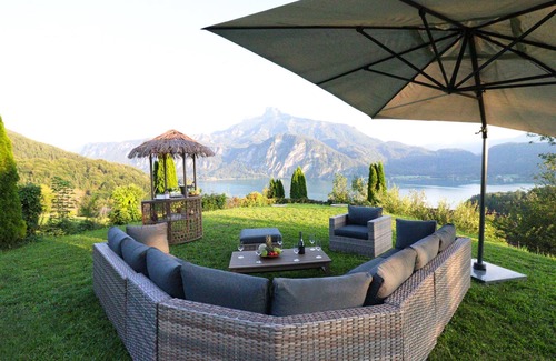 Innerschwand Apartment | Grünes Paradies mit Atemberaubendem Seeblick und Bergpanorama!