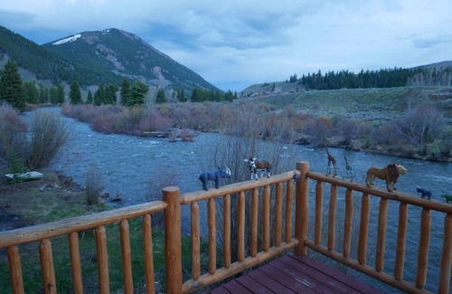 Crested Butte South House | Great fishing spot 7 mi from CB. Private riverfront cabin that's dog friendly