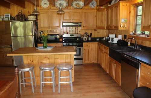 Greensboro House | Greensboro Lake Front . Beautiful 4 Season Vacation home .