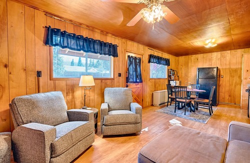 Greer Cottage | Greer River's Edge Cottage 2 bed- 1 bath- sleeps 4 - Fireplace