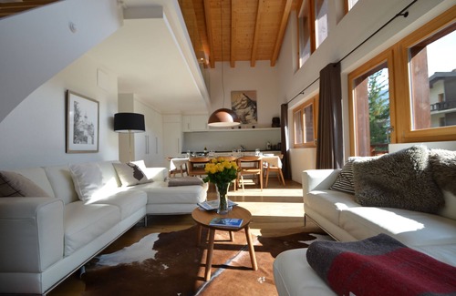 Grimentz Apartment | Grimentz - Fabulously Located - Beautiful 5 bedroom Luxury Duplex Apartment