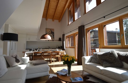 Grimentz Apartment | Grimentz - Fabulously Located - Beautiful 5 bedroom Luxury Duplex Apartment