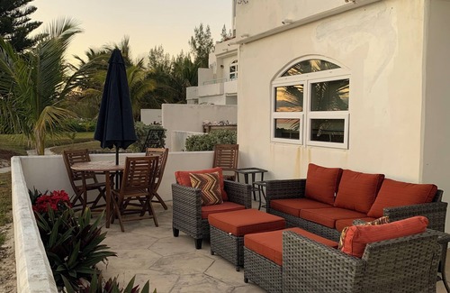 Bahamas Terrace Condo | Ground floor condo with private beach. Pet friendly