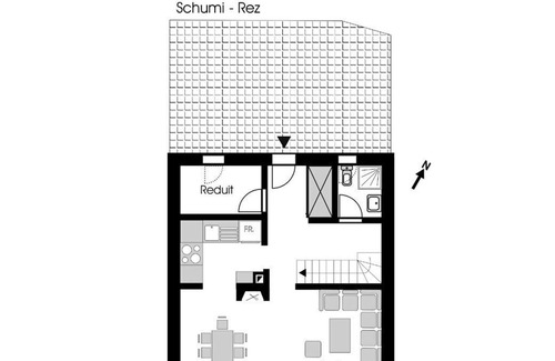 Anzere Ski Chalet | Ground floor: Terrace with table and chairs, hall with a big closet, bathroom with shower and WC, fu