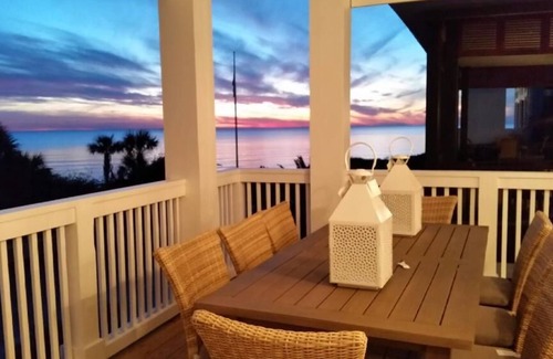 Inlet Beach House | GULF & BEACH VIEWS PRIVATE BEACH! Gorgeous Sunsets! Just STEPS to Rosemary!