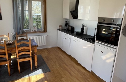 Grosefehn Apartment | Gulfhof vacation apartment "Wangerooge" with a view of the nature reserve
