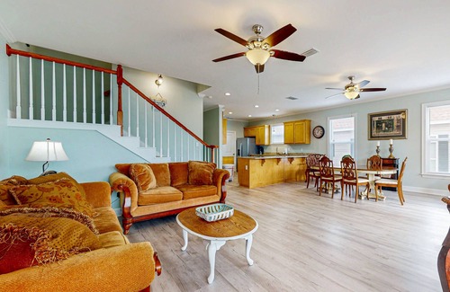 Audubon Place House | Gulfview duplex with panoramic views, large balcony, and internet