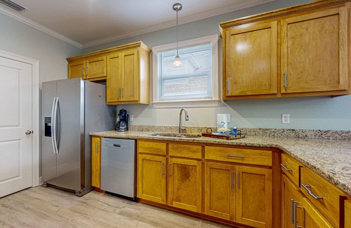 Audubon Place House | Gulfview duplex with panoramic views, large balcony, and internet
