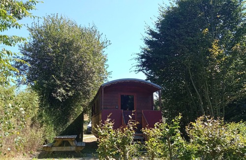 Saint-Martin-des-Champs House | Gypsy caravan in the middle of the countryside in Mont-Saint-Michel bay for 2 to 4 people.