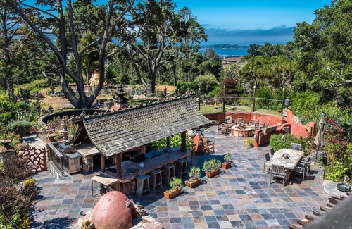 Jack's Peak House | Hacienda Aguajito: Gated Estate 23 acres towering oaks and Ocean Views