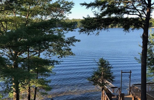 Barnstead House | Half Moon Lake, Barnstead, NH vacation house on water front with firepit
