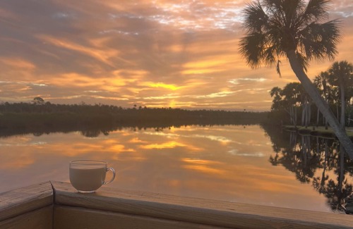 Venice House | Halo Cottage, on the Myakka River, heated pool, unique experience.