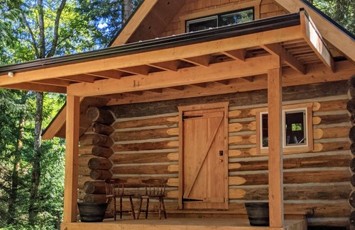 Regional District of Nanaimo Cabin | Hand built, pet friendly & nestled in the woods.