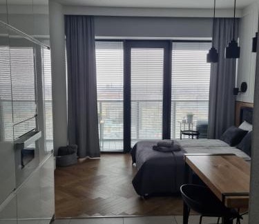 West Pomeranian Voivodeship Apartment | Hanza Tower City View 13th floor