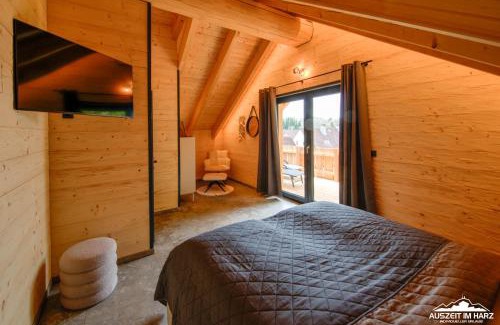 Braunlage House | Haus 8 Auszeit im Harz - Haus 8 Blockhaus oben