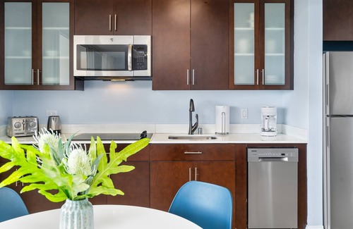 Waikiki Condo | Heart of Waikiki With Partial Ocean View! Washlet! AC, FREE Parking, Wi-Fi