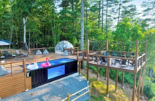 Mineral Bluff House | Heated Pool-Sauna-Mountain Views-Hot Tub-Game Room