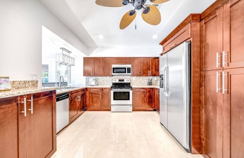Cypress Lakes House | Heated Pool! Waterfront+Kayak! 1 Mile To Beach!