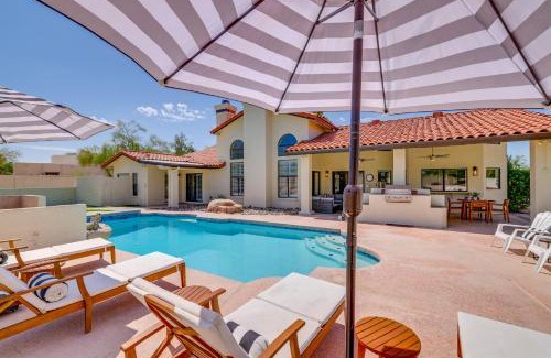 North Scottsdale House | Heated Saltwater Pool Spacious Home in Scottsdale