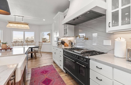 Lake Creek Estates House | Heber Luxury Chalet by InvitedHome | Fly Fishing, Hot Tub, Patios, Game Room