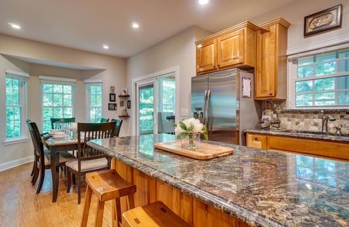 Helen House | Helen Retreat w/Hot Tub, 2 Mi to Downtown!