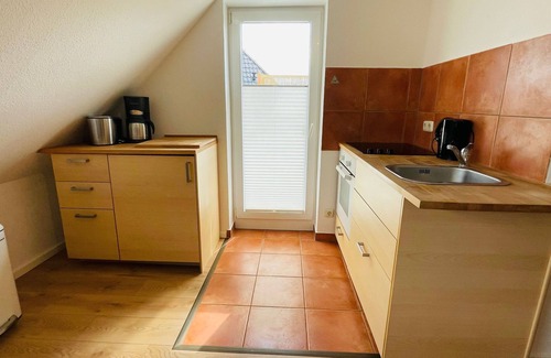 Muritz Apartment | Herberge Seensucht Fewo Jabelscher See OG with lake view