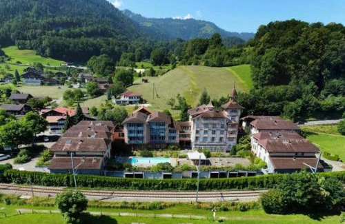 Darligen Apartment | HID AG: Lakeview Studio mit Parkplatz und Balkon