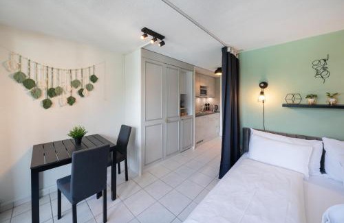 Darligen Apartment | HID AG: Lakeview Studio mit Parkplatz und Balkon
