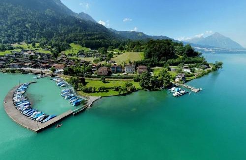 Darligen Apartment | HID AG: Lakeview Studio mit Parkplatz und Balkon