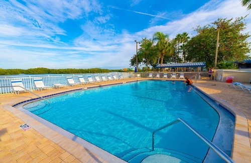 Ruskin Condo | Hideaway Studio U619 Balcony with Pool & Canal View!