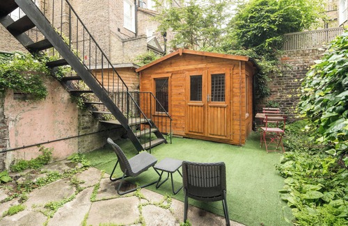 Campden House | High-ceiling Gorgerous Victorian flat with private garden - 3 mins to Hyde Park
