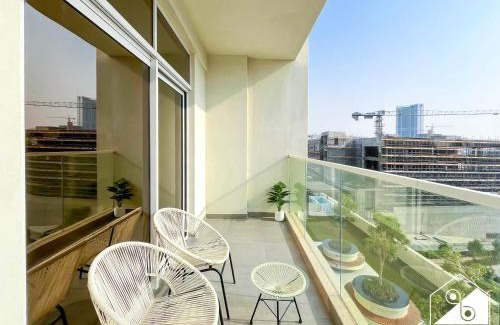 Al Barsha Apartment | High-End 2BR, Garden View, Pool & WiFi