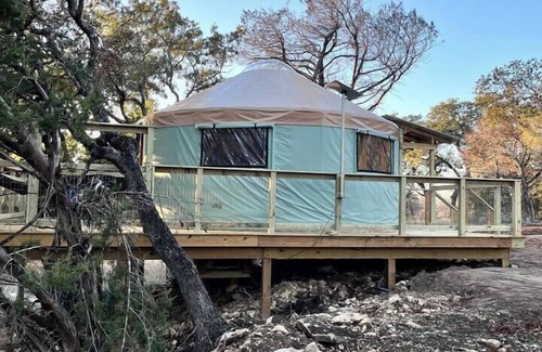 Gatesville Cabin | Hill Country Digital Detox Yurt, Rustic Hill Country Glamping