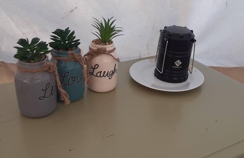 Spring Branch RV Rental | Hill Country Glamping Getaway Queen Bed and AC