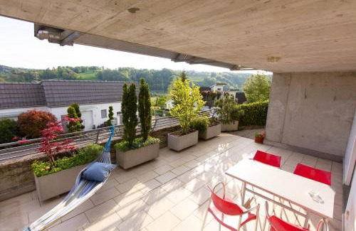 Dietikon District Apartment | Hilltop-house, near train, 180° panorama, friendly