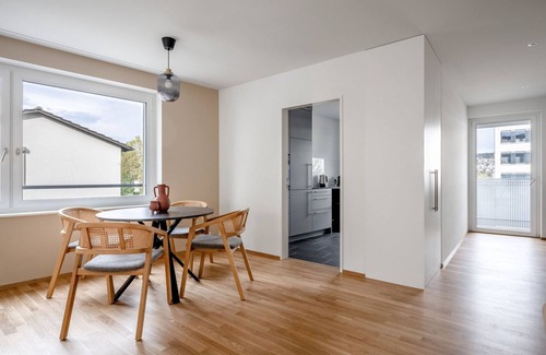 Altstetten Apartment | Hip Altstetten 1BR w/Storage Room & W/D, nr Shops, by Blueground