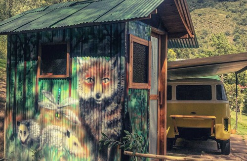 Sutatausa House | Hippie bus in the forest with mountain views - Hidden Forest