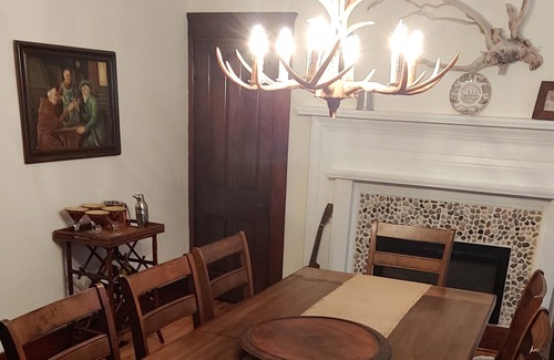 Vermilion House | Historic country lodge with hot tub. Mins from downtown Vermilion.