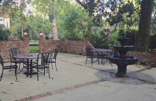 Brunswick House | Historic District - Grand Victorian Home with Courtyard near Island Beaches