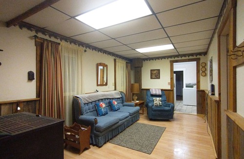 Dexter House | Historic Dog-Friendly Home with Deck, Wood Stove, Firepit, & High-Speed WiFi