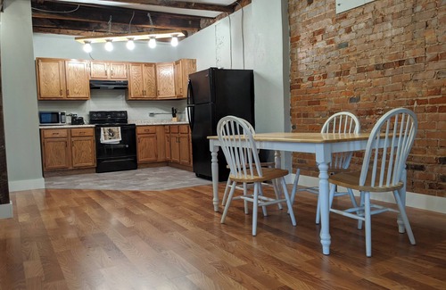Livingston Apartment | Historic Loft with balconies.