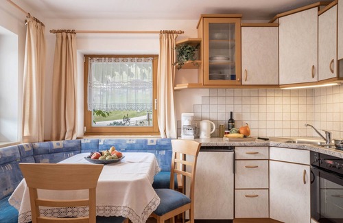 San Martino in Badia Apartment | Holiday Apartment A in House Belodei with Mountain View & Wi-Fi; Parking Available