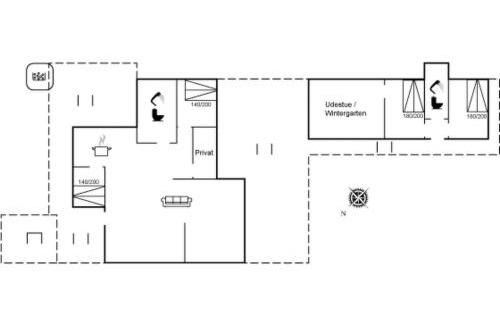 Hasmark Strand House | Holiday Home Helmina - 125m from the sea by Interhome