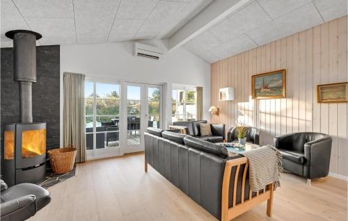 Bjerregaard House | Holiday Home Hvide Sande With A Fireplace 313