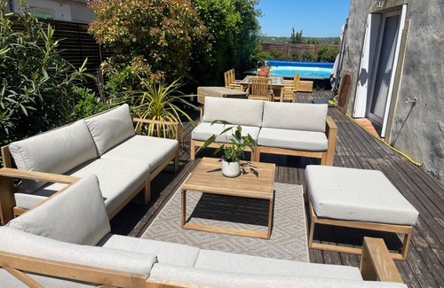 Soupex House | Holiday Home 'Villa Avec Piscine Soupex' with Private Pool, Private Terrace and Wi-Fi